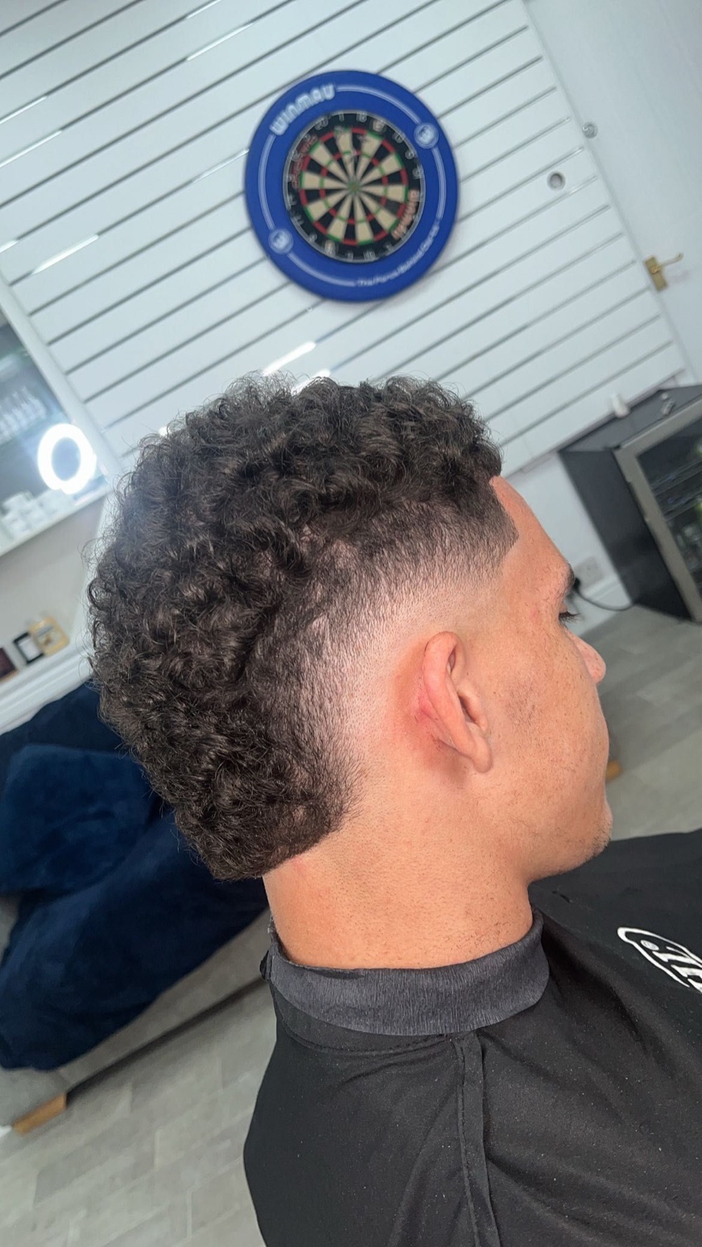 Curly fade